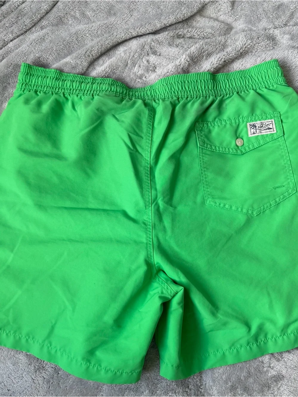 green polo ralph lauren swim trunks size large